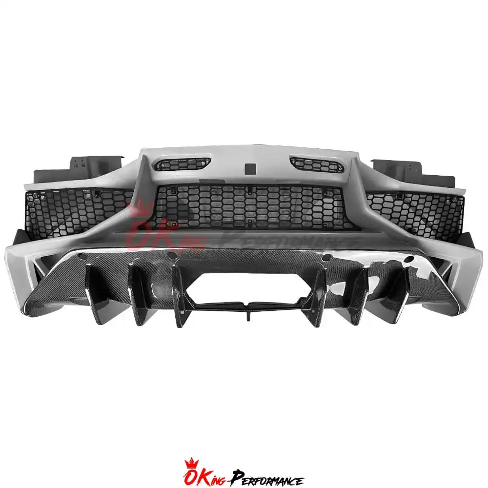 Quality SV Style Dry Carbon Fiber Rear Bumper For Lamborghini Body Kits Aventador Bodykit