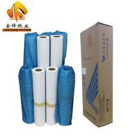 Rollo de Papel para Plotter A0 de 80 g/m² de Alta Calidad de Fábrica, Papel Bond Blanco, Rollo de Papel para Marcador CAD de 36 Pulgadas con 2 Núcleos