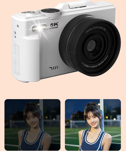 WD08 Kamera Digital 3.0 "layar lipat WIFI Zoom Digital 4K Vintage Vlog perekam Video kamera Webcam YouTube - Product Image 4