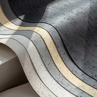 Nouvelle conception de carreaux de pierre flexibles, feuille de placage, effet pierre 3D, panneau mural mcm, décoration en pierre souple pour l'extérieur de la maison