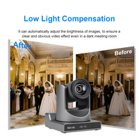 Cámara de Transmisión en Vivo HD1080P con Zoom Óptico de 12X, NDI SDI, V61XL-N Church, con IA para Seguimiento, para Videoconferencias, USD448 con Envío Gratis