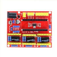 Papan Ekspansi Kit Pengukir CNC Shield V4 Printer 3D, Papan Ekspansi Driver A4988