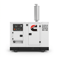 Générateur diesel triphasé 20 kW 25 kVA silencieux insonorisé à châssis ouvert ATS pour usage domestique et industriel