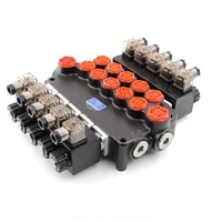 Vanne de commande hydraulique à bobine avec télécommande électrique pour hydraulique