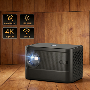 Mini-projecteur portable <span class=keywords><strong>DBS</strong></span> A40 Pico Android 9 intelligent compatible 4K pour usage professionnel et éducatif avec haut-parleurs intégrés et courte focale - Product Image 2