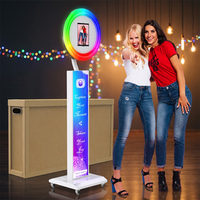 Cabina de Fotos para iPad con Configuración de Doble Cámara - Captura de GIF Animados Multifuncional para Discotecas, Eventos y Redes Sociales