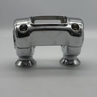 Riser Modifikasi CNC Chrome Aluminium Alloy 1.25 Inch Berkualitas Tinggi untuk M8 Softail Breakout Street Bob