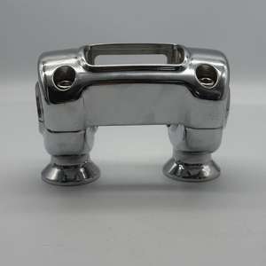 Rehausseurs modifiés en chrome CNC de 1,25 pouce pour Harley <span class=keywords><strong>M8</strong></span> Softail Breakout <span class=keywords><strong>Street</strong></span> <span class=keywords><strong>Bob</strong></span> - Product Image 3