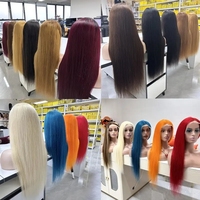 Peluca de Cabello Humano Indio Virgen con Ondas Sueltas y Encaje Frontal para Mujer, Sin Pegamento, HD Completo, Cutícula Alineada, Cabello Peruano