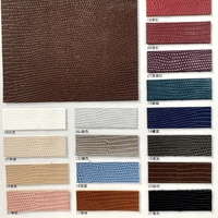 0.9-1.0mm d'épaisseur PU Rexine stingray cuir peau de lézard peut également faire crocodile serpent Design vinyle Textile