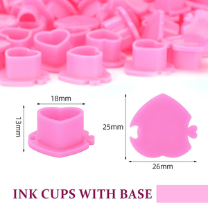 <span class=keywords><strong>Tatuaggio</strong></span> forniture usa e getta nuovo grande <span class=keywords><strong>tatuaggio</strong></span> cappello inchiostro <span class=keywords><strong>rosa</strong></span> cuore <span class=keywords><strong>tatuaggio</strong></span> pigmento coppe <span class=keywords><strong>con</strong></span> Base - Product Image 2