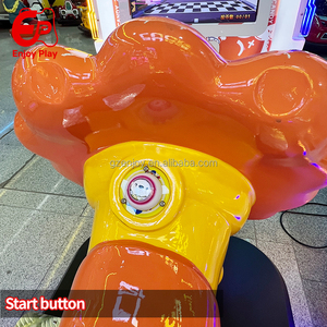 Manège à monnayeur pour enfants, machine de jeu d'arcade 3D à balançoire, écran LCD, en fibre de verre, équipement de divertissement intérieur pour centre commercial - Product Image 4