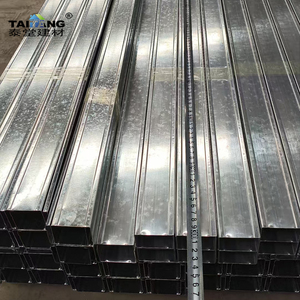 Accessoires pour faux plafond Ba13, profilés métalliques pour cloisons sèches, canal de fixation, acier galvanisé de calibre 25, profilés métalliques pour murs, angle mural - Product Image 1