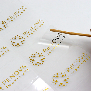 Marchio personalizzato ECO adesivo foglio foglio d'oro timbro in metallo metallico argento etichette in vinile PVC per profumo aggiungi il tuo <span class=keywords><strong>Logo</strong></span> - Product Image 5