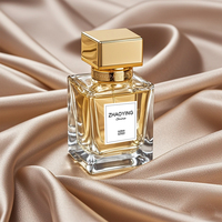 Flacon de Parfum Carré Vide à Sertir de Luxe à Conception Personnalisée 30ml 50ml 100ml