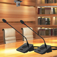 Système de traduction de microphone de table de conférence numérique de style classique avec suppression du bruit pour les salles de conférence
