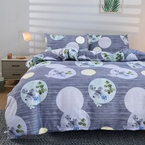 4 in 1 kraliçe kral Polyester yatak seti fabrika doğrudan mikrofiber nevresim bütçe esneklik yatak seti 4 adet - Product Image 4