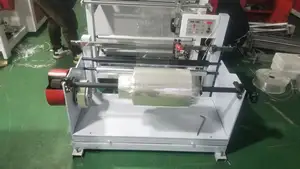 RDY-700 de pegamento de polietileno totalmente automático, máquina de sellado y corte de bolsas de la compra