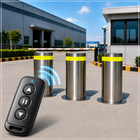 Sistem Pengendali Jarak Jauh Palang Jalan Otomatis Teleskopik Hidrolik dengan Sensor Radar, Bollard Lalu Lintas Khusus dari Baja Tahan Karat