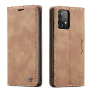 PU Leather Flip Phone Case for Samsung A33 5g A53 A13 A91 S21 A71 A41 A21s S22 A51 Leather Flip Cover for Samsung Galaxy Note 20