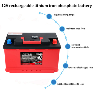 Batería de Coche de Iones de Litio de 12v, Precio de Batería Universal de Arranque Automático de 40Ah, Batería de Fosfato de Hierro y Litio LiFePO de 12v - Product Image 3
