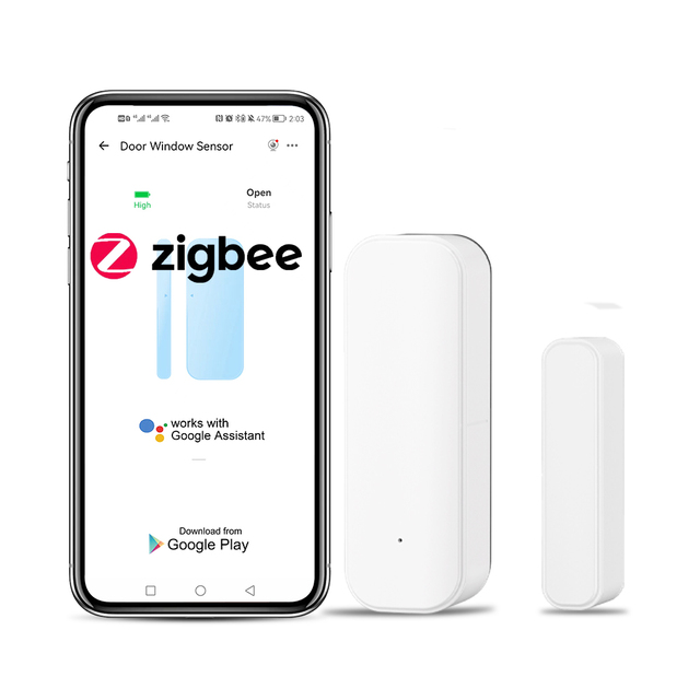 WALE Zigbee 3.0 Smart Window Door Sensor Alarm Wireless Intelligent Door Security Alarm Detector