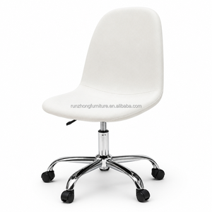<span class=keywords><strong>Chaise</strong></span> <span class=keywords><strong>de</strong></span> <span class=keywords><strong>bureau</strong></span> pivotante en lin blanc avec base et <span class=keywords><strong>roulettes</strong></span> chromées, <span class=keywords><strong>chaise</strong></span> <span class=keywords><strong>de</strong></span> <span class=keywords><strong>bureau</strong></span> moderne réglable en hauteur pour la maison et le <span class=keywords><strong>bureau</strong></span> - Product Image 1