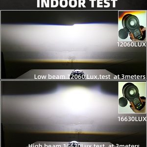 12V Sanvi A5 77W Super Bright LED Projector Lens Headlight High Power High Beam Car Lamp New LED Headlights - Product Image 5