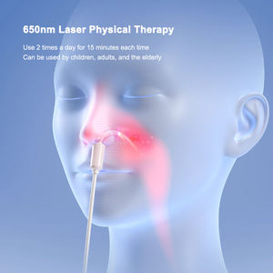 Irigator hidung Laser dingin 650nm, perangkat terapi inframerah pereda 200:00 & farnet untuk perawatan Rhinitis dan pereda hidung - Product Image 2