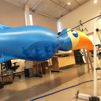 Vente chaude usine : Modèle publicitaire gonflable d'oiseau toucan volant de 3,8 m, télécommandé, pour spectacle