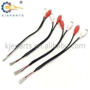 Adaptor kabel otomotif 2 RCA Female Plug Wiring Harness untuk kabel Audio mobil - Product Image 5