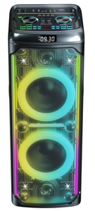 200W Paty 10 pollici * 2 per esterni senza fili blu Subwoofer Party DJ Home altoparlante Karaoke con microfono - Product Image 3