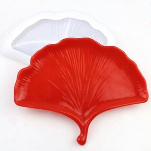 Moule en silicone pour dessous de verre en forme de feuille de fleur unique, pour résine époxy, fabrication artisanale, DIY, OEM/ODM - Product Image 1
