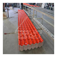 Tejas de Techo de Resina de PVC Sintética Corrugada Tradicional, Láminas de Techo de Plástico, Duraderas, Resistentes al Fuego y al Viento, Garantía de 5+ Años