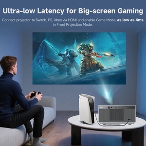 Projecteur de jeux vidéo intelligent Full HD 3D pour cinéma maison, projecteur de films 1080P 800 ANSI Lumens haute luminosité, projecteur numérique 4K pour téléphone 5G - Product Image 2
