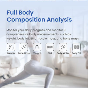 Preço de fábrica Smart BMI Digital Vidro 180kg Sem Fio Banheiro Peso Escala Analisador De Gordura Corporal para Home Fitness Health Tracking - Product Image 4