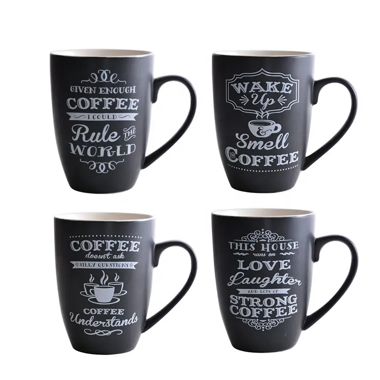 Wholesale Matte Reusable Tea Milk Ceramic Mug Custom Logo Porcelain Cappuccino Coffee Cup