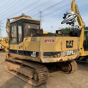 Excavatrice d'occasion Caterpillar E120B, marque japonaise d'origine, 12 tonnes, sur chenilles en caoutchouc, taille moyenne, modèle 2020, godet de 0,6 m³ - Product Image 6