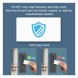 Secukey K3-Key mã hóa bàn phím RFID truy cập chống sao chép chống nhân bản kỹ thuật số kiểm soát truy cập cửa đọc S50 chip 13.56MHz IC thẻ - Product Image 2