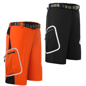 Pantaloncini da ciclismo da uomo traspiranti da <span class=keywords><strong>Mountain</strong></span> <span class=keywords><strong>Bike</strong></span> elasticizzati MTB con tasca a cerniera Mtb Shorts - Product Image 1