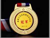 Fabricants à bas quantité minimale de commande Trophées personnalisés Médailles sportives Plaques Jeux de marathon Liste des événements Médailles d'honneur
