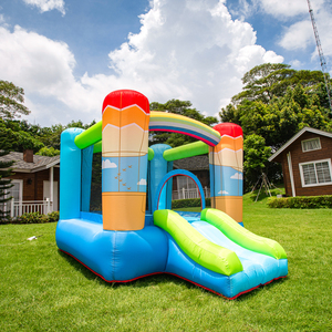 En stock aux États-Unis, château gonflable pour enfants de qualité supérieure, design personnalisé, nouveau modèle, avec souffleur, pour les fêtes à domicile - Product Image 1