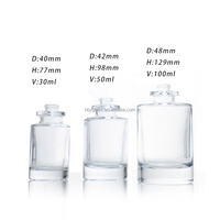Flacon de parfum personnalisé 30ml 50ml 100ml, flacon pulvérisateur rechargeable à sertir, emballage diffuseur, flacons de parfum avec boîte