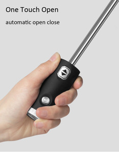 New Style <b>Windproof</b> Automatic Reverse Inverted Folding Reflective Reverisible Safety Compact <b>Umbrella</b> - Product Image 5