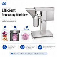 Machine industrielle automatique pour hacher et écraser les légumes (oignon, piment, gingembre, ail, pommes de terre)