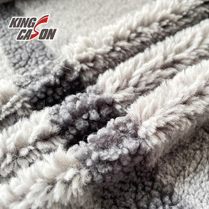 Kingcason, date prisa en <span class=keywords><strong>comprar</strong></span>, ultraduradero, certificado de fácil cuidado, elegante Sherpa, <span class=keywords><strong>tela</strong></span> <span class=keywords><strong>polar</strong></span> de franela para ropa - Product Image 6