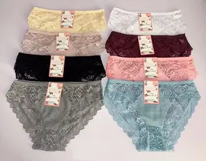 Nieuwe Stijl Comfortabele Panty Duurzame Katoen Dame Slips Kant Vrouwen Ondergoed