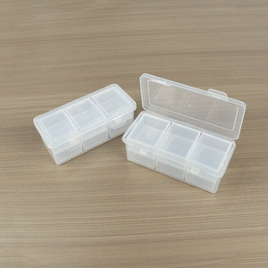 Transparent Plastic Storage <b>Box</b> <b>Set</b> 14.8x6.8x5cm With Lid For Jewelry <b>Tools</b> Electronics Stationery Fishing Tackle - Product Image 4