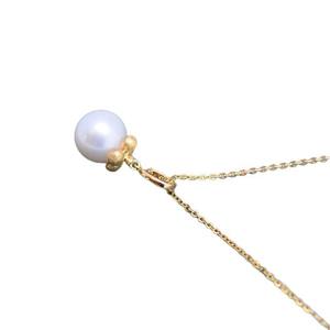 Collier pour femme en argent S925 en gros, perle d'eau douce ronde de 10-11 mm, perle de loisirs avec pendentif Edison violet clair intense - Product Image 5