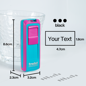 <span class=keywords><strong>Sello</strong></span> Automático <span class=keywords><strong>de</strong></span> <span class=keywords><strong>Bolsillo</strong></span> para Oficina, <span class=keywords><strong>de</strong></span> Plástico 9512, <span class=keywords><strong>de</strong></span> Buena Calidad, con Impresión Digital, Autoentintable, 47*18mm - Product Image 6